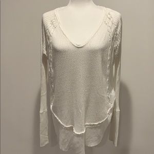 We The Free white thermal long sleeve